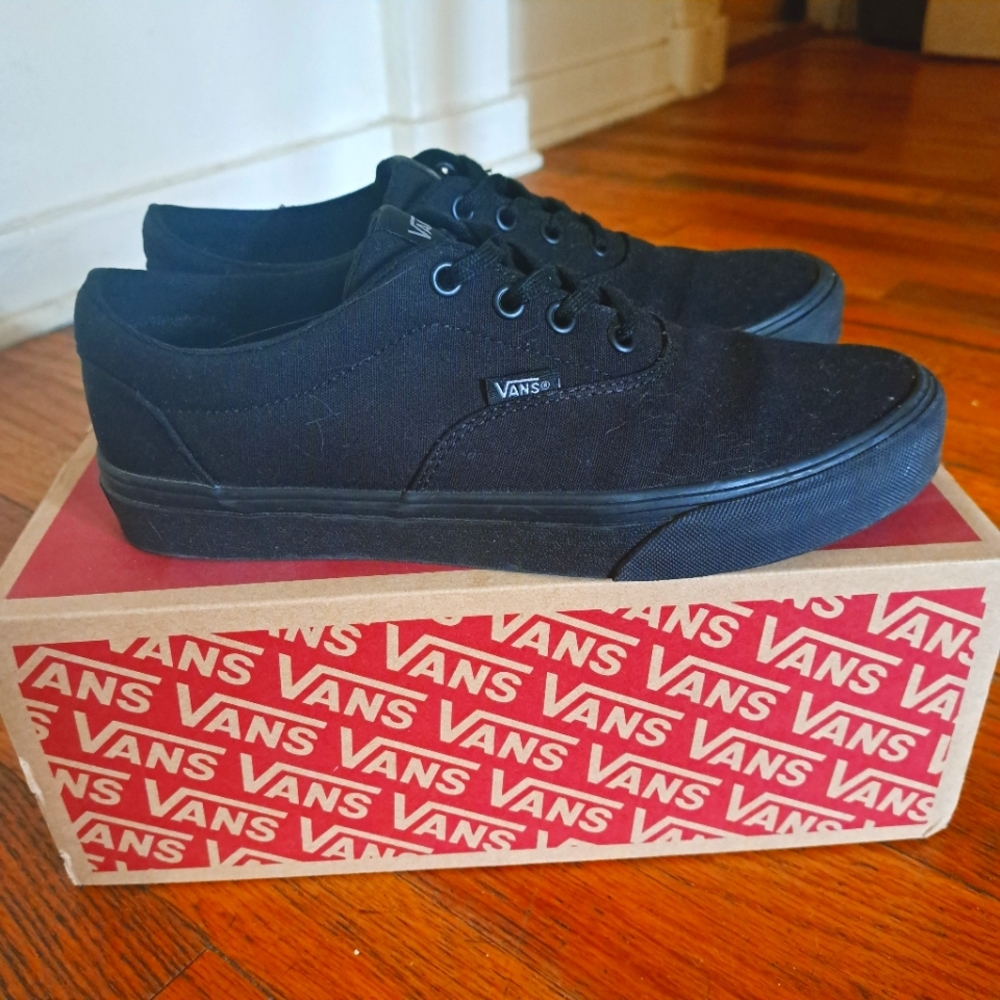 All Black Vans